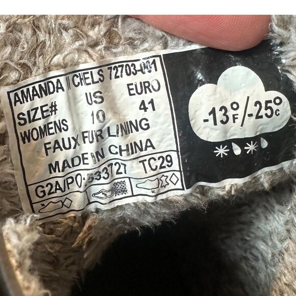 Bogs Amanda Plush II Insulated Chelsea Waterproof Boots Women’s 10 Winter Boot - Picture 9 of 11